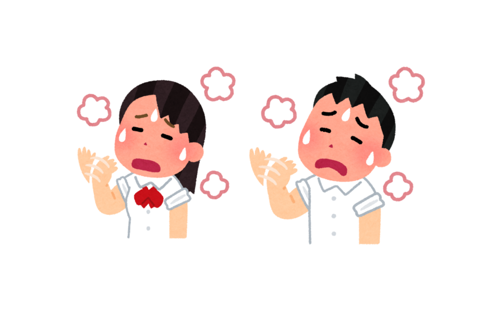 【夏の熱中症・砂埃対策】